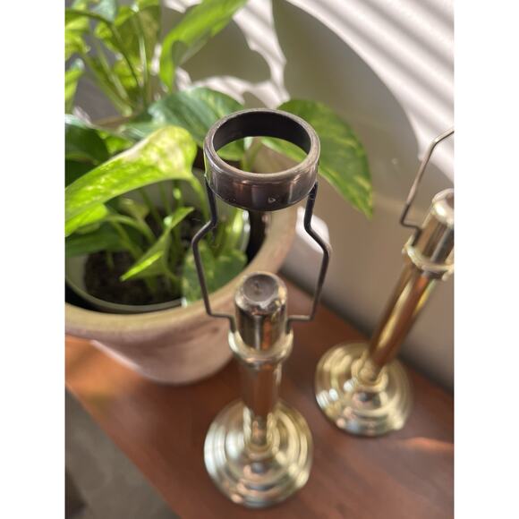 Vintage PartyLite Brass Candle Stick Holders - Picture 3 of 5